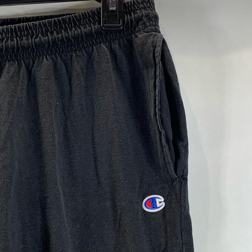 Champion Men's Black Solid Drawstring Pull-On Jog… - image 6